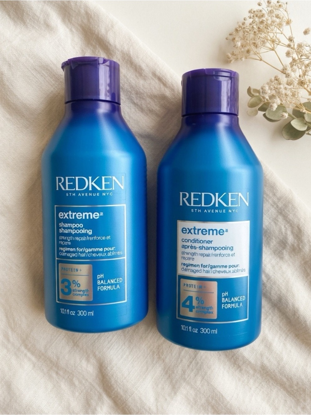 NEW Redken Extreme Shampoo & Conditioner Set 10.1 oz Bundle Repair Damaged Hair